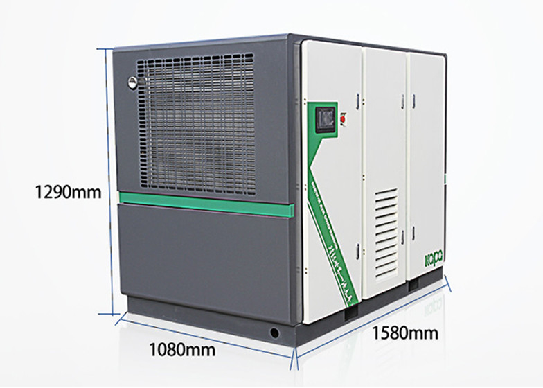 Medical Oil Free Rotary Screw Compressor , Industrial Oilless Air Compressor